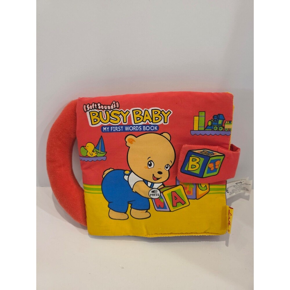 Soft Play First Baby Book Colorful 6x6 Inch Early Child Development Padded Book